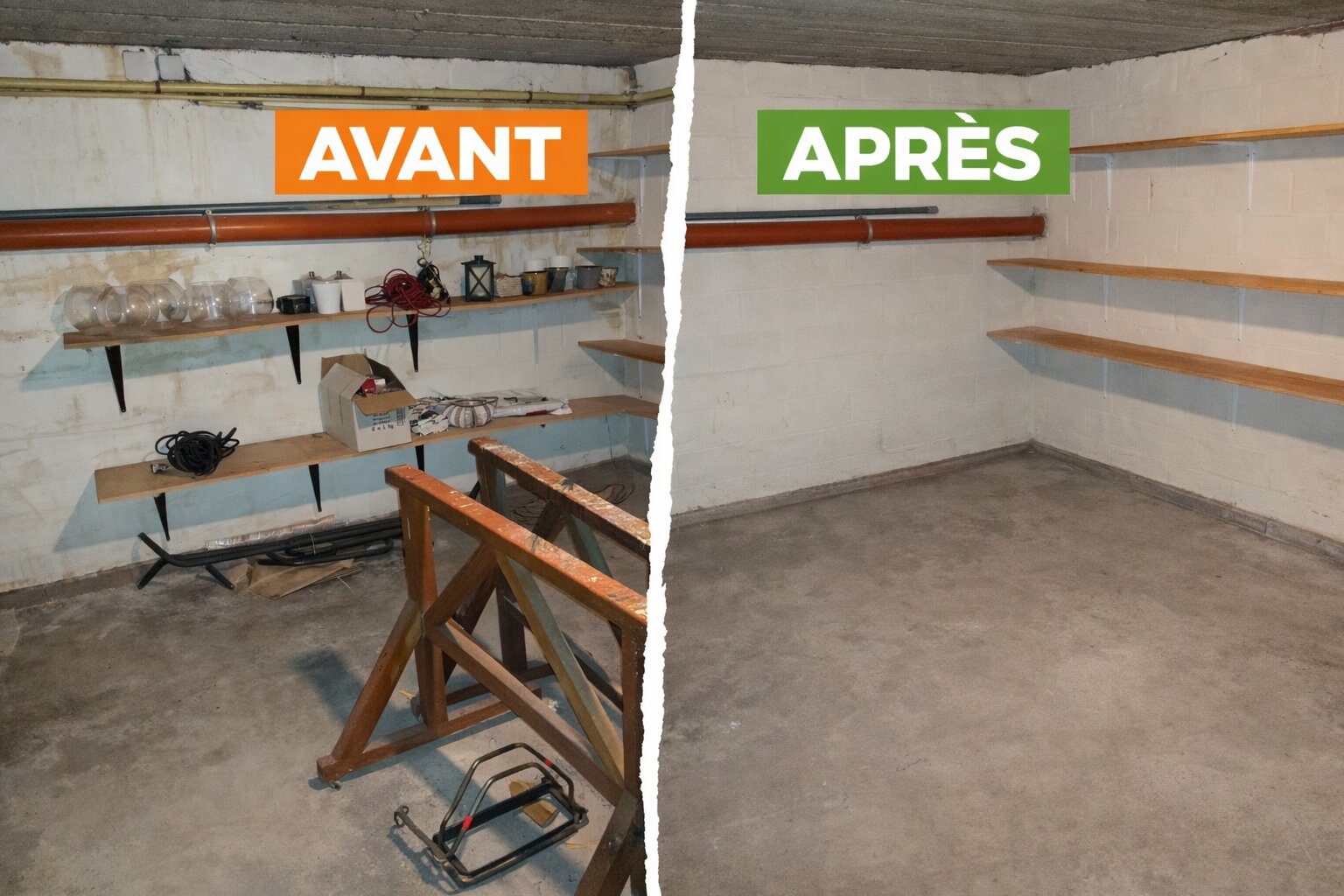Objets anciens récupérables lors d’un débarras